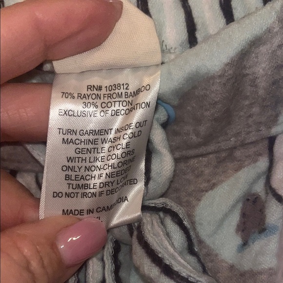 Munki Munki flannel penguin print Pajamas - Gray size XL - Picture 4 of 13